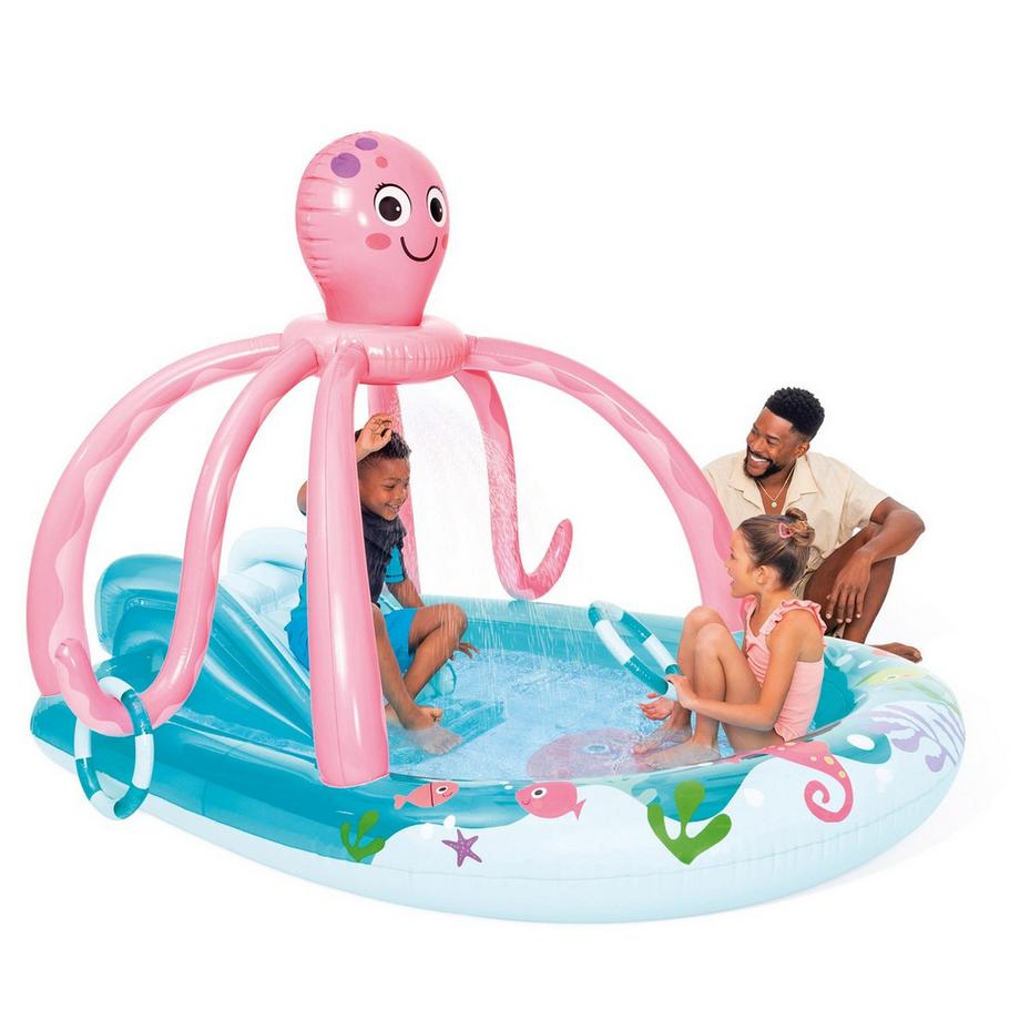 B2X  Aufblasbarer Spielplatz mit fröhlichem Oktopus 