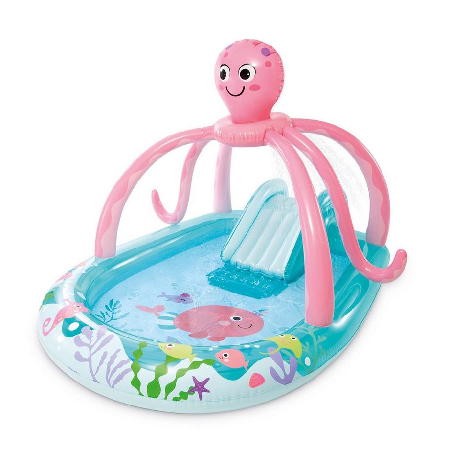 B2X  Aufblasbarer Spielplatz mit fröhlichem Oktopus 