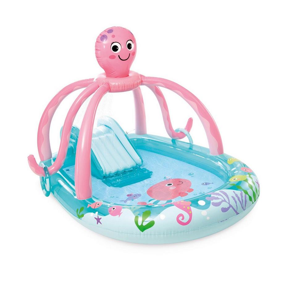 B2X  Aufblasbarer Spielplatz mit fröhlichem Oktopus 