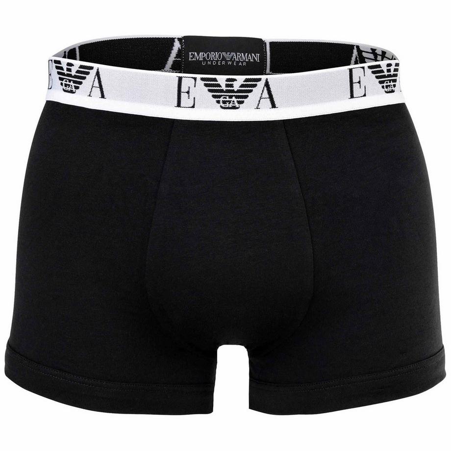 EMPORIO ARMANI Bold Monogram Boxer Aderenti Confezione da 3  
