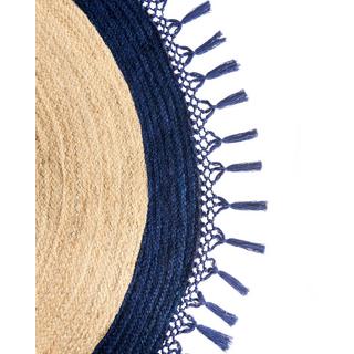 Beliani Tapis en Jute Boho MARTS  