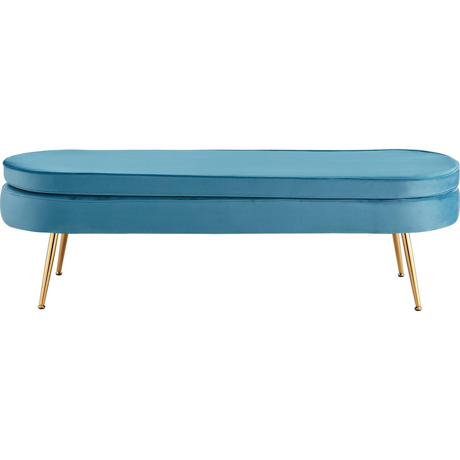 mutoni Sitzpouf oval Samt  