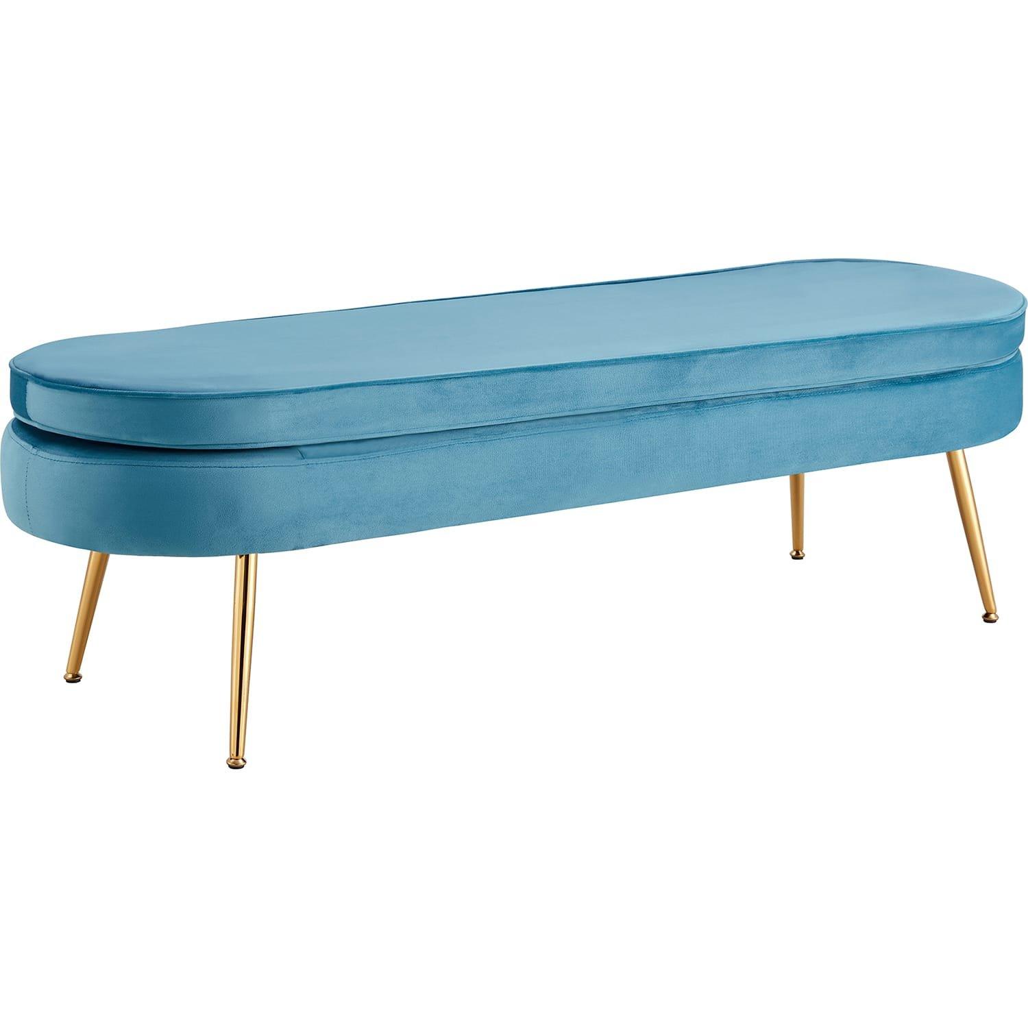 mutoni Sitzpouf oval Samt  