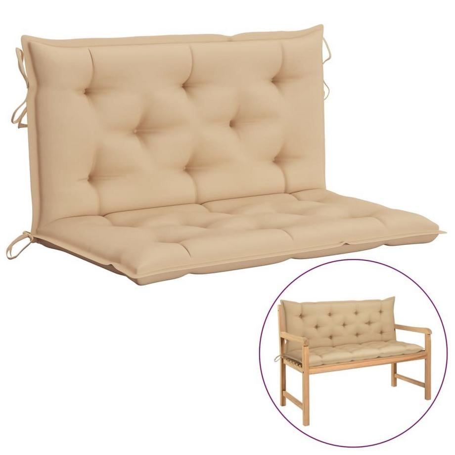Coussin de banc de jardin tissu