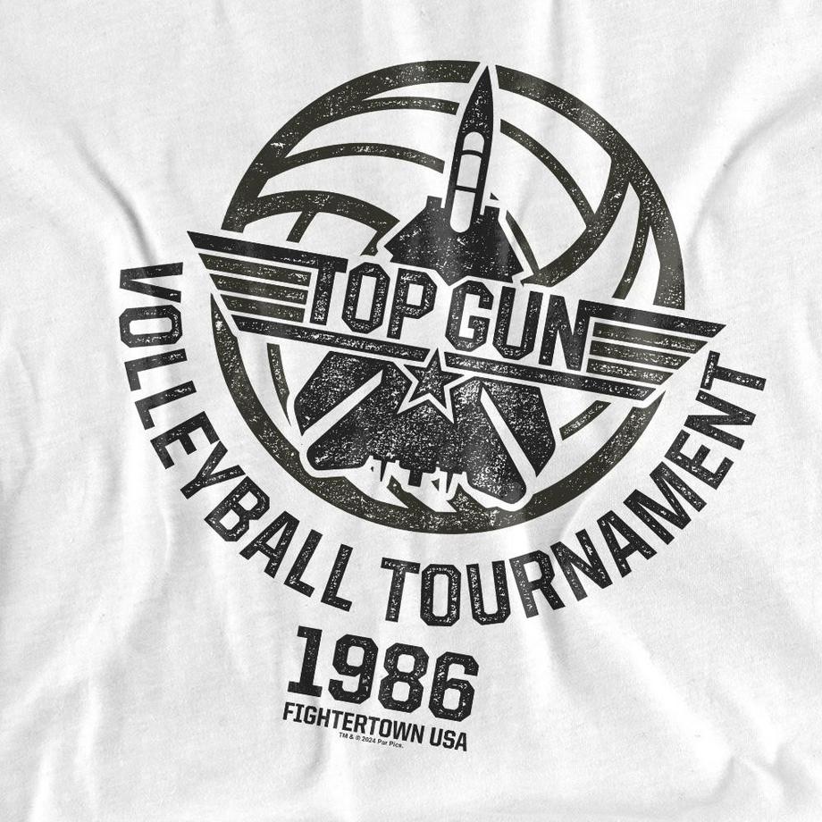 Top Gun Top Gun Volleyball Tournament 1986 T-Shirt Maniche Lunghe  