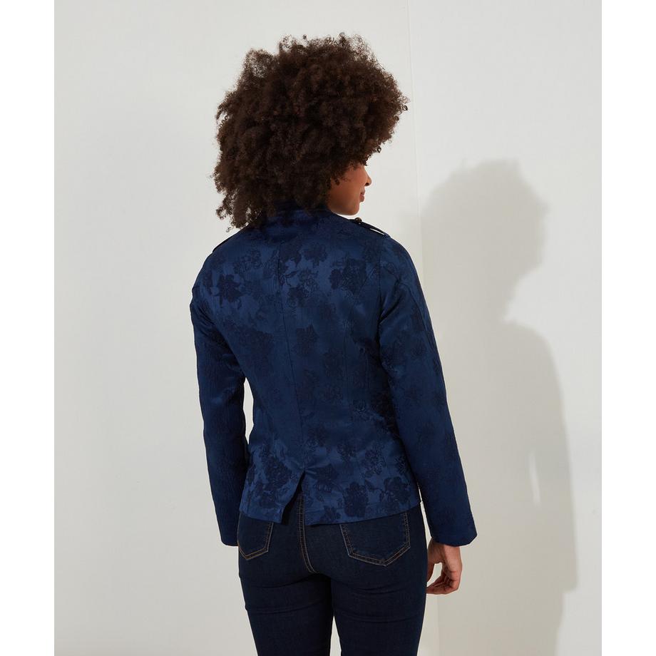 Joe Browns Geblümte gecroppte Militärjacke  