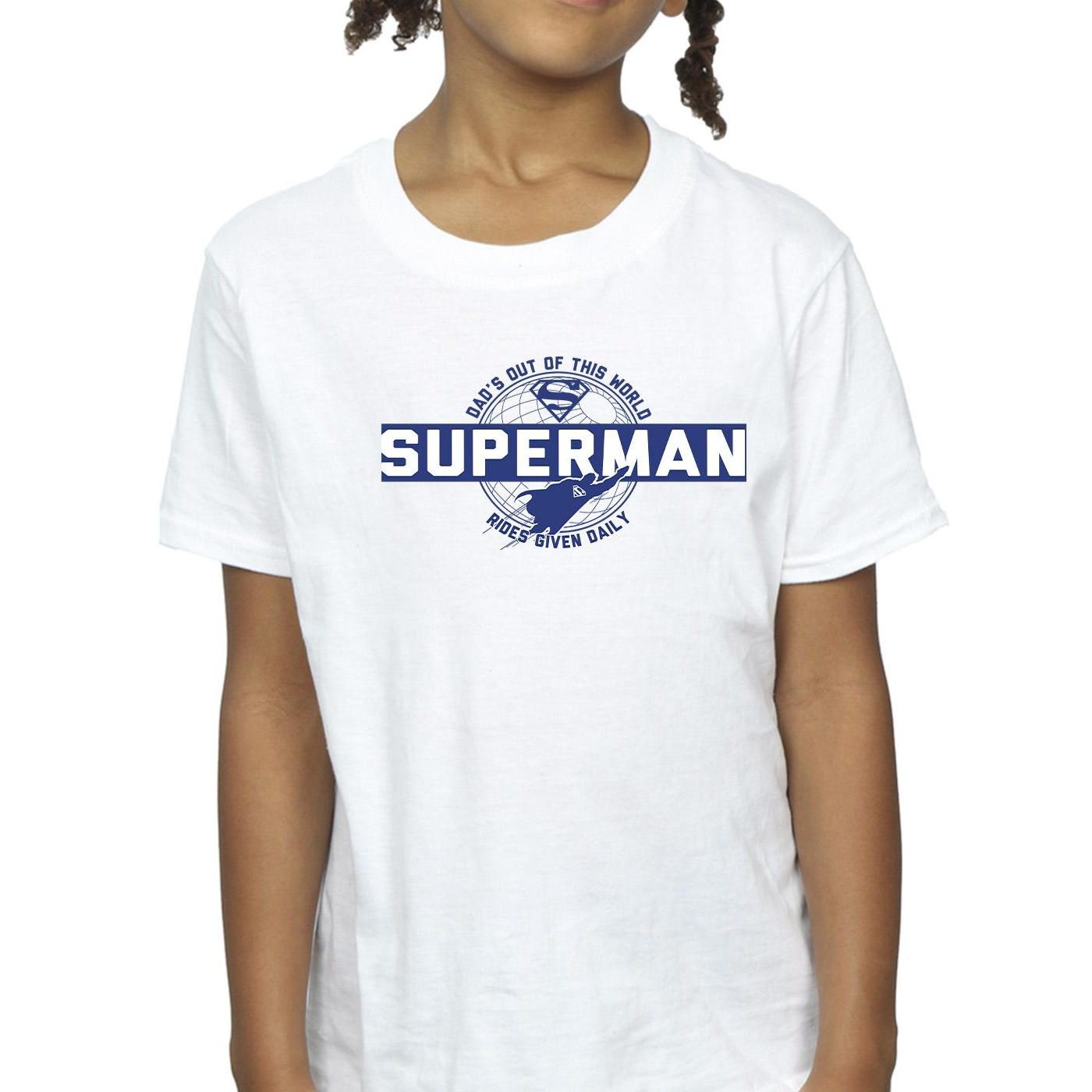 DC COMICS  Tshirt SUPERMAN OUT OF THIS WORLD 