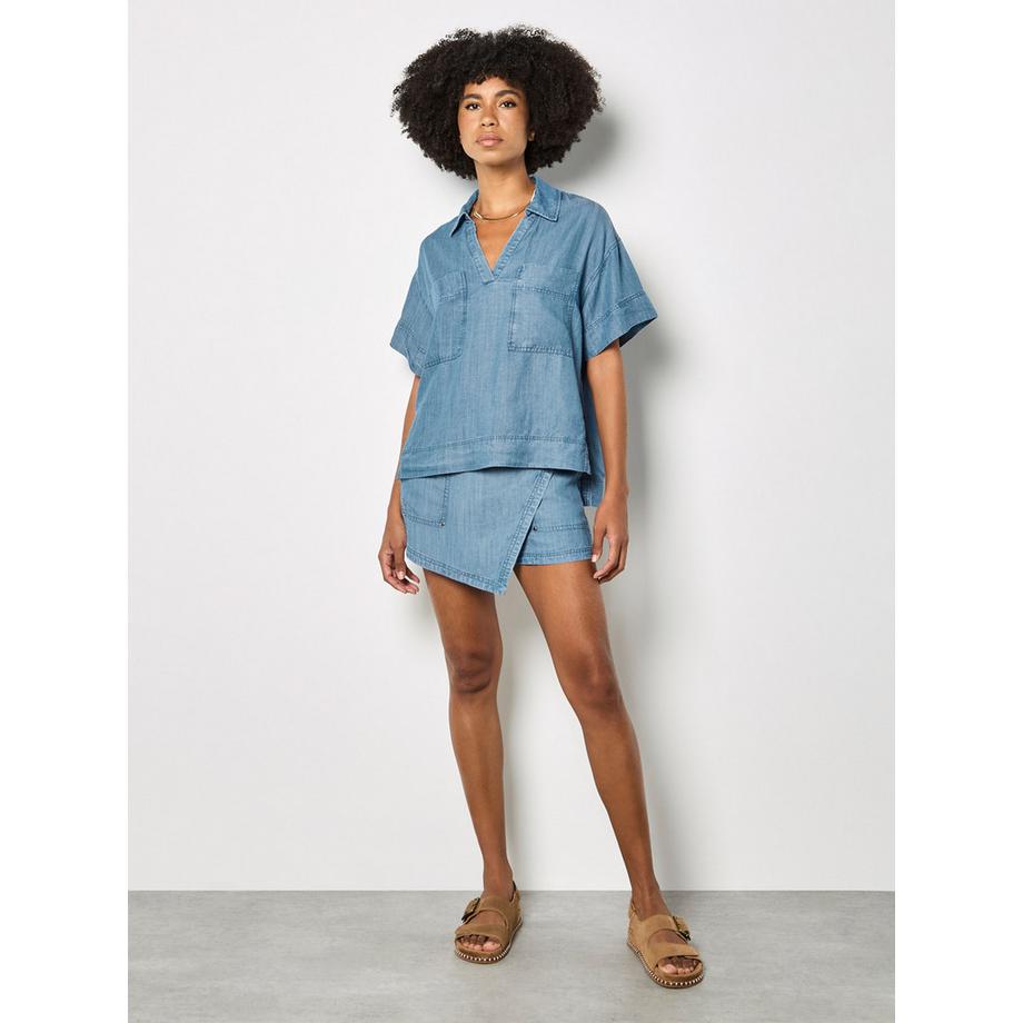 APRICOT Denim-Wickel-Minirock  