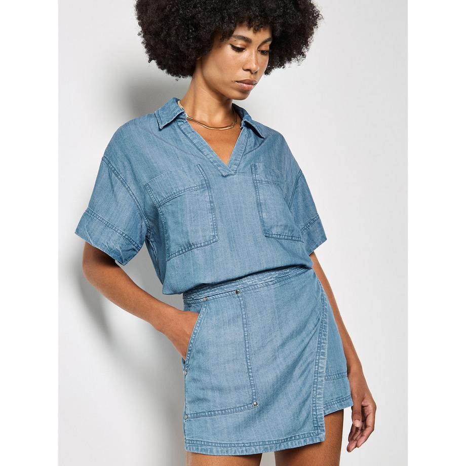 Denim-Wickel-Minirock