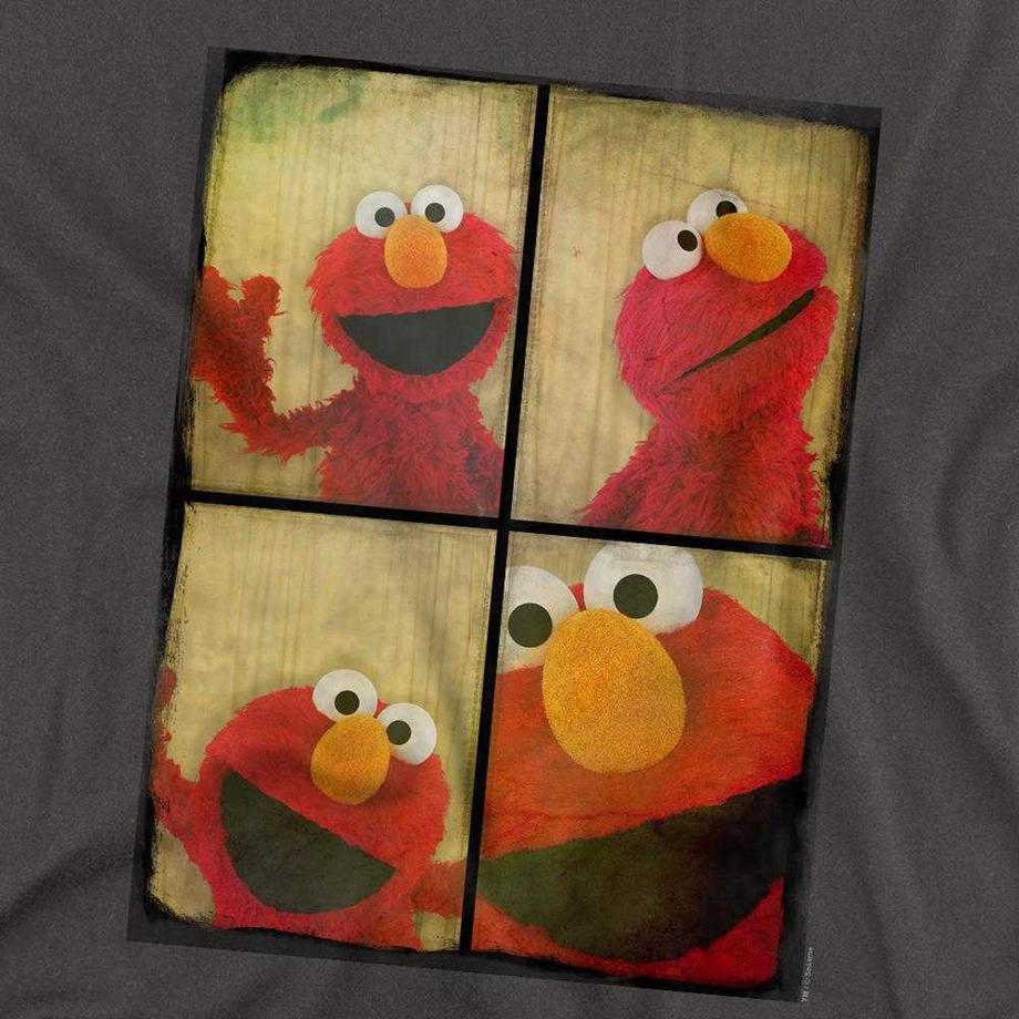 Sesame Street T-Shirt Manches Longues Motif Elmo Cabine Photo  