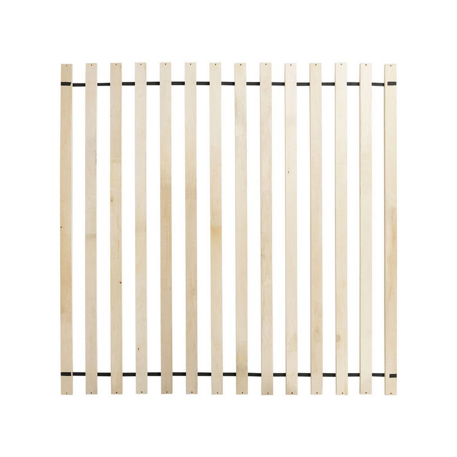 Beliani Letto en Legno di caucciù Retrò BOUSSICOURT  