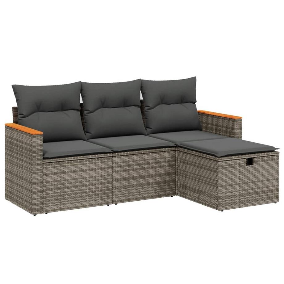 Garten sofagarnitur poly-rattan