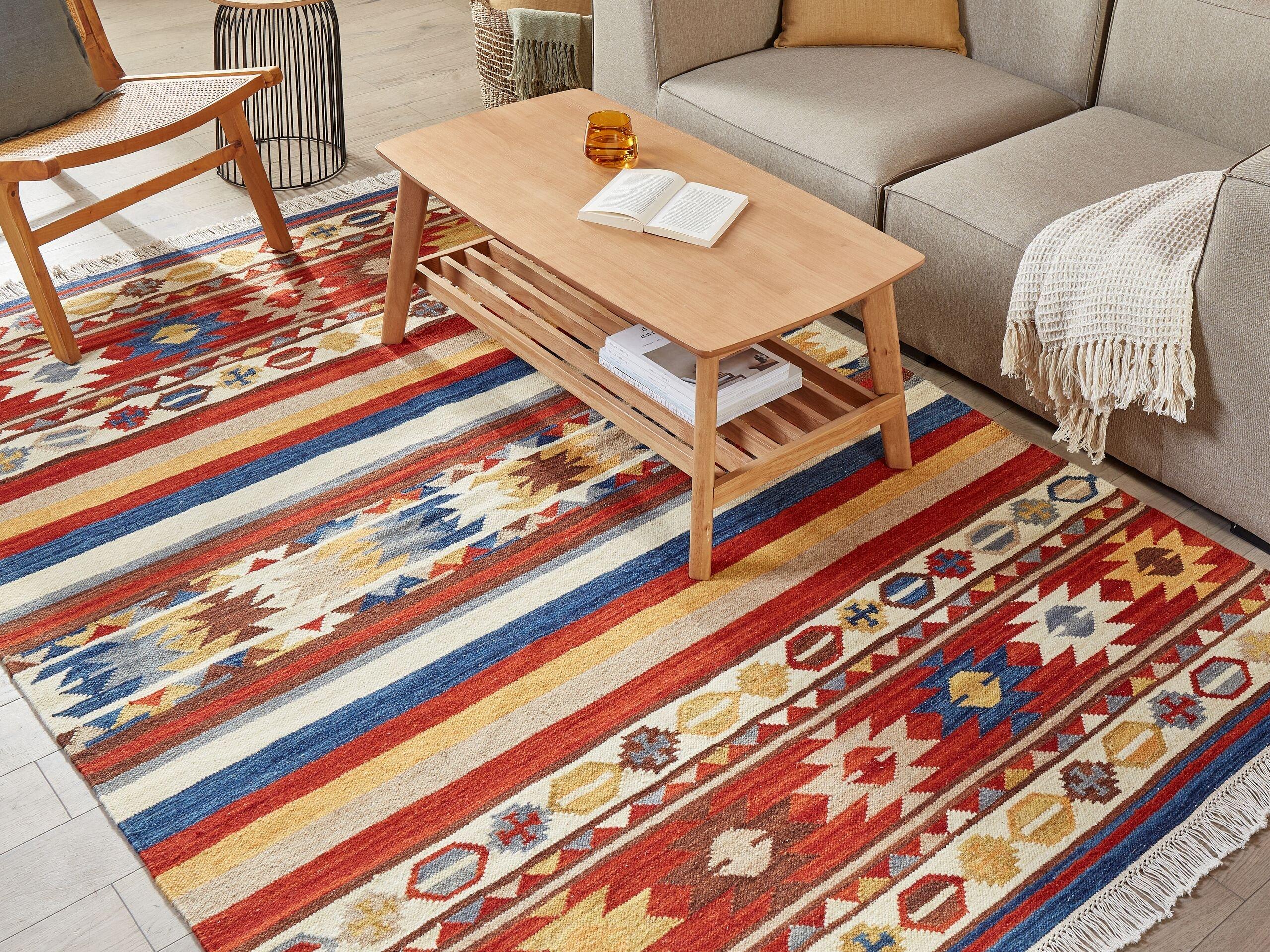 Beliani Tapis en Laine Boho JRARAT  