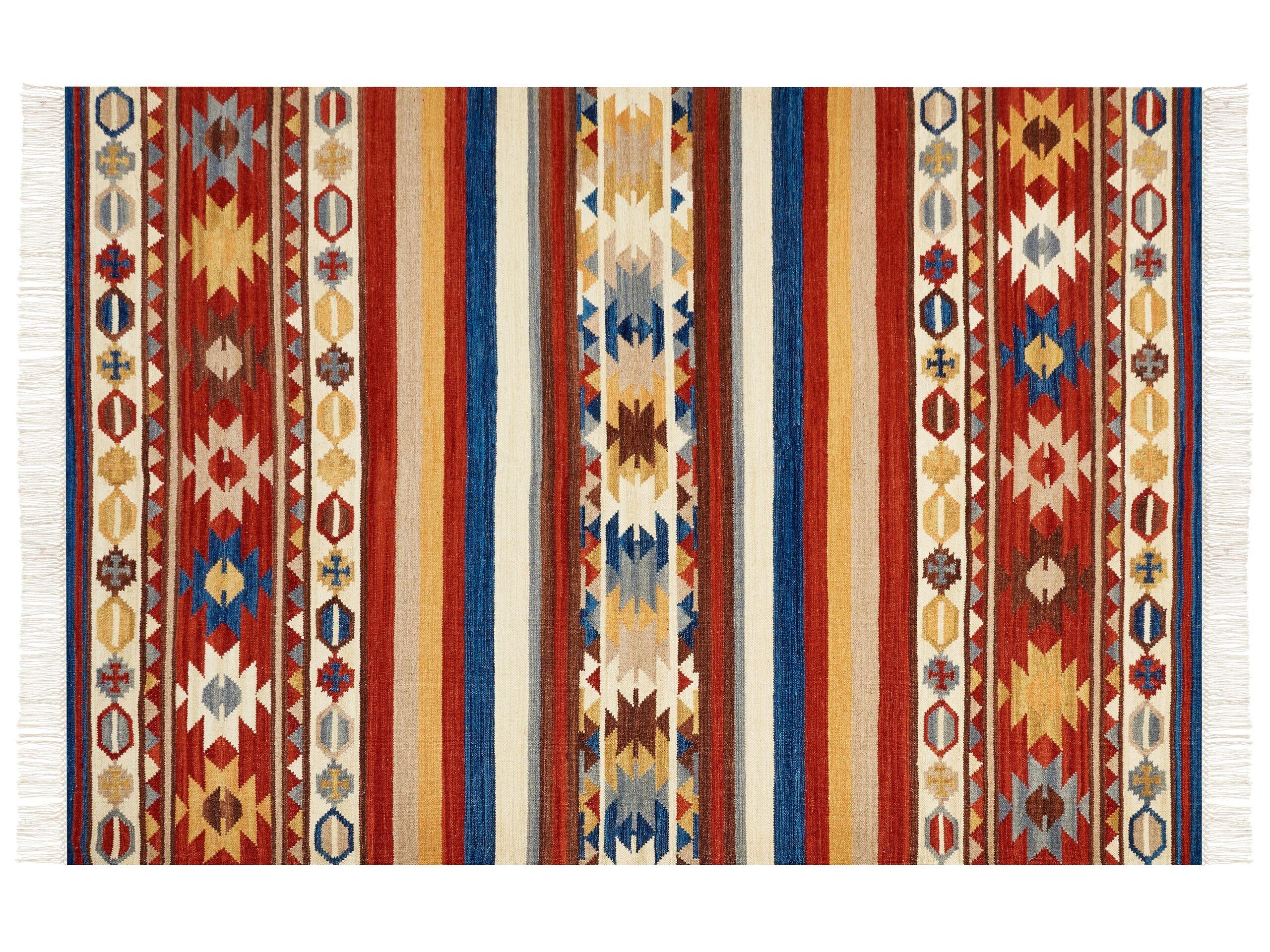 Beliani Tapis en Laine Boho JRARAT  