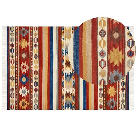 Beliani Tapis en Laine Boho JRARAT  