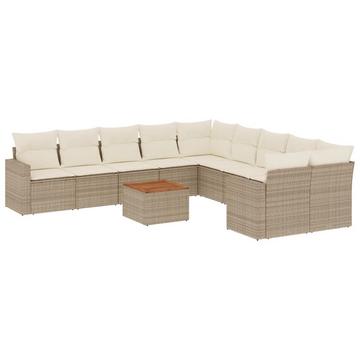 Garten sofagarnitur poly-rattan