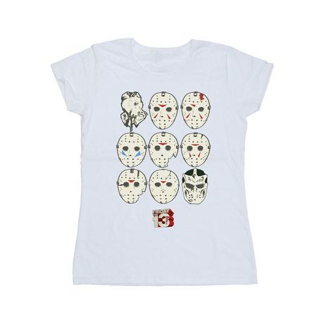 Friday The 13th Jason Masks T-Shirt  