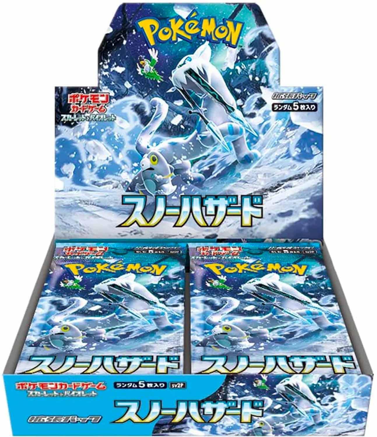 Pokémon  Scarlet & Violet Snow Hazard (SV2P) Booster Display - JPN 