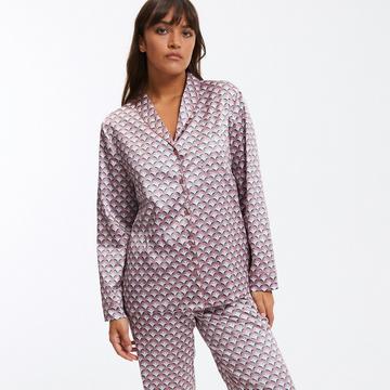 Pyjama satin imprimé