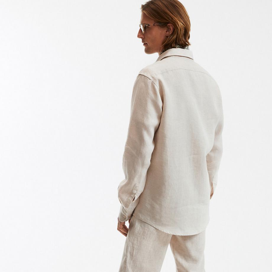 La Redoute Collections Signature Gerades Leinenhemd Langarm  