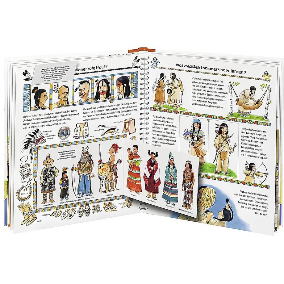 Wieso? Weshalb? Warum?, Band 18: Bei den Indianern Weinhold, Angela; Weinhold, Angela (Illustrationen) Gebundene Ausgabe 