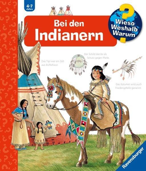 Wieso? Weshalb? Warum? Bei den Indianern (Nr.18) Weinhold, Angela; Weinhold, Angela (Illustrationen) Copertina rigida 