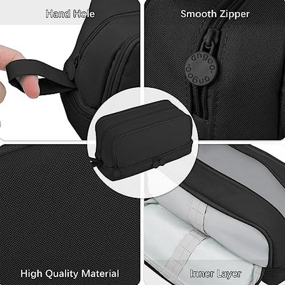 Only-bags.store Trousse à crayons Large avec 3+1 compartiments Trousse à crayons de grande capacité Trousse à crayons pour adolescents  