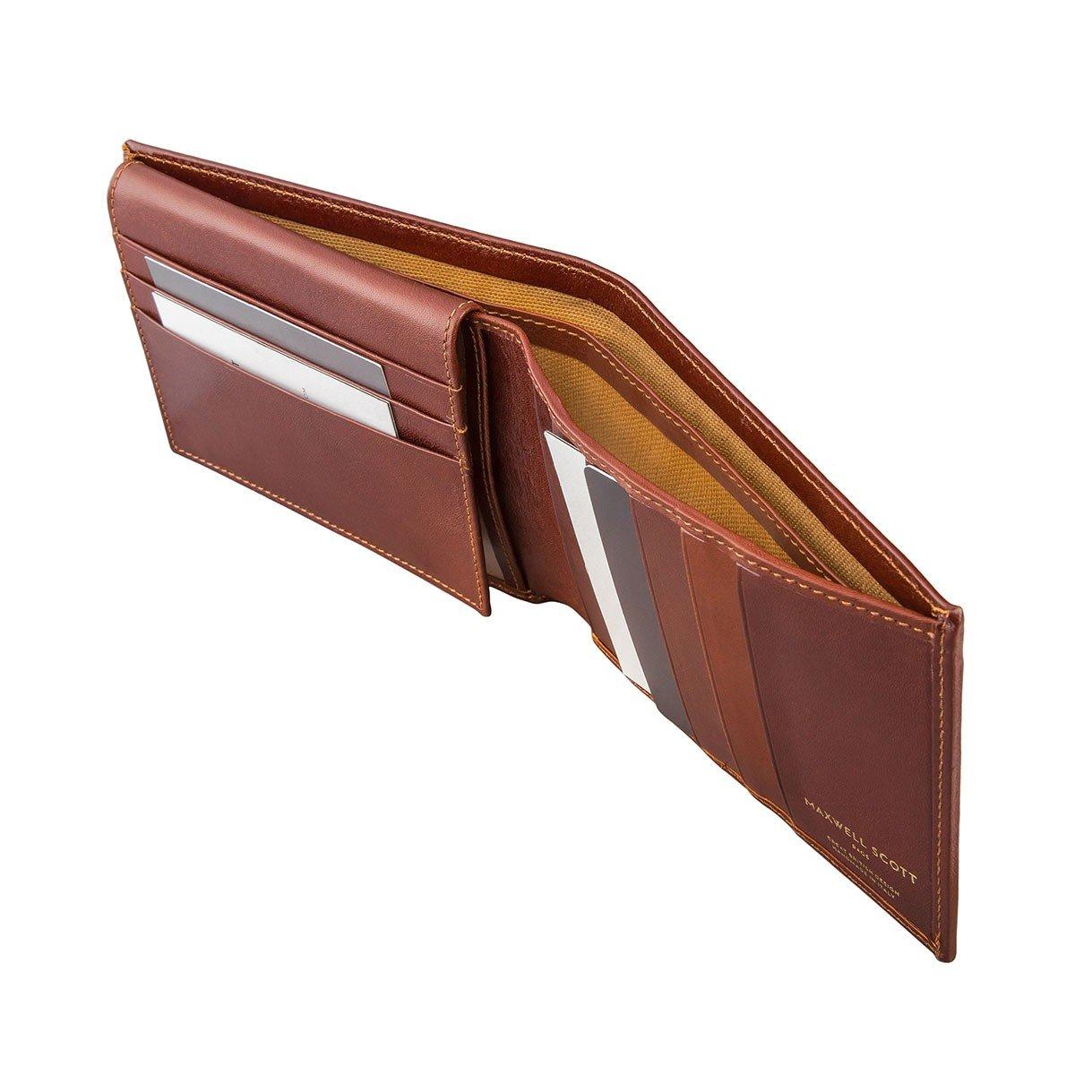 Maxwell Scott  Gallucio - Leder Tri-Fold Geldbeutel 