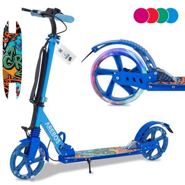 Trottinette Kickroller Cityroller enfants adultes Trottinette Bleu