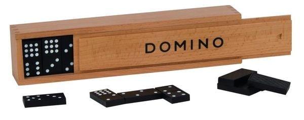 goki  Dominospiel im Holzkasten 