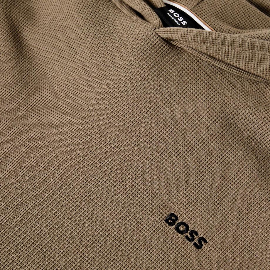 BOSS Hoodie Zum Überziehen, Waffelstrick  