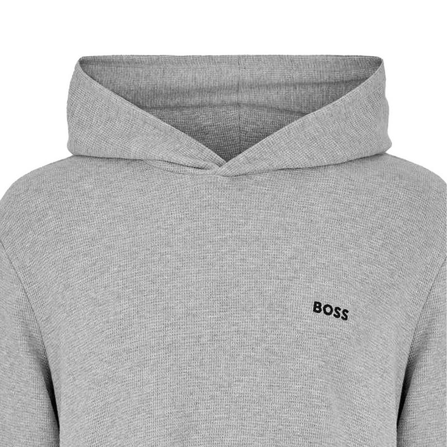 BOSS Hoodie Zum Überziehen, Waffelstrick  