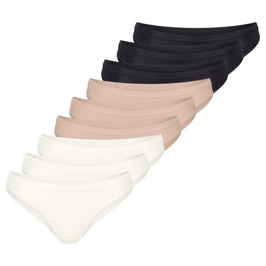 9er Pack GO Daily Cotton - Mini Slip