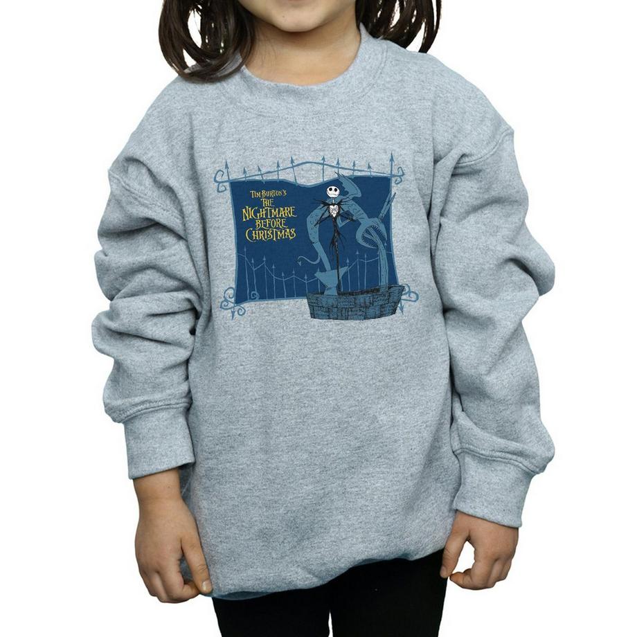 Disney  Nightmare Before Christmas Jack And The Well Sweatshirt 