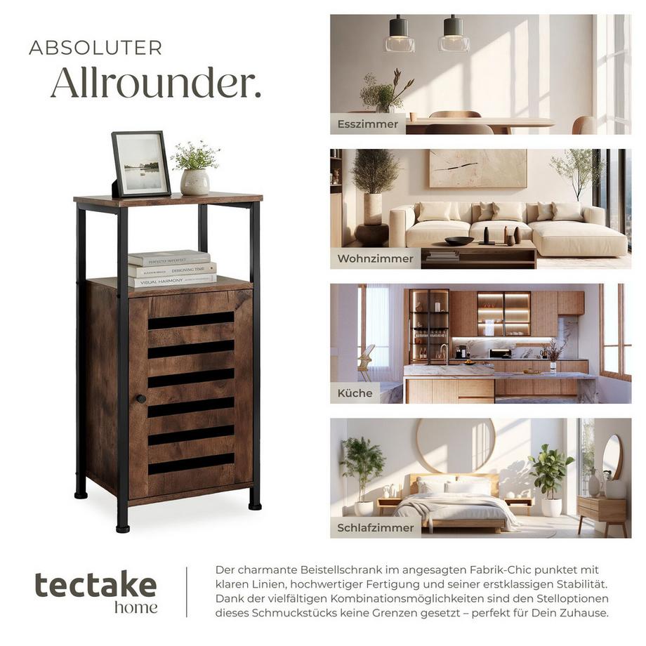 Tectake Armadietto Durham 38,5 x 31,5 x 81 cm  