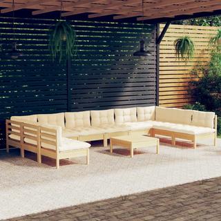 VidaXL Garten-lounge-set kiefernholz  