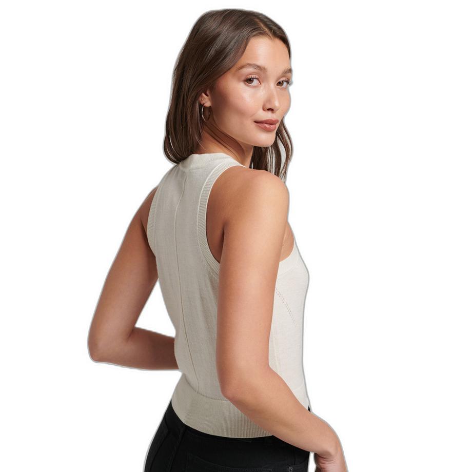Superdry Merinowolle Rundhals Tanktop  