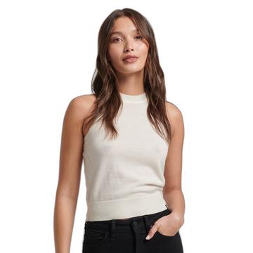 damen-top mit rundhalsausschnitt aus merinowolle