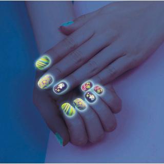 Clementoni  Nail Art Crazy Chic qui brille dans le noir 