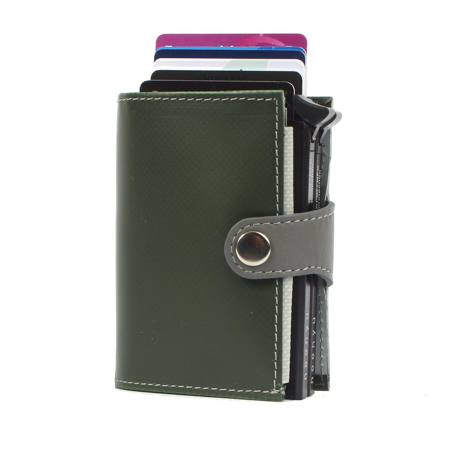 7clouds Noonyu Double Tarpaulin Geldbörse Junglegreen  