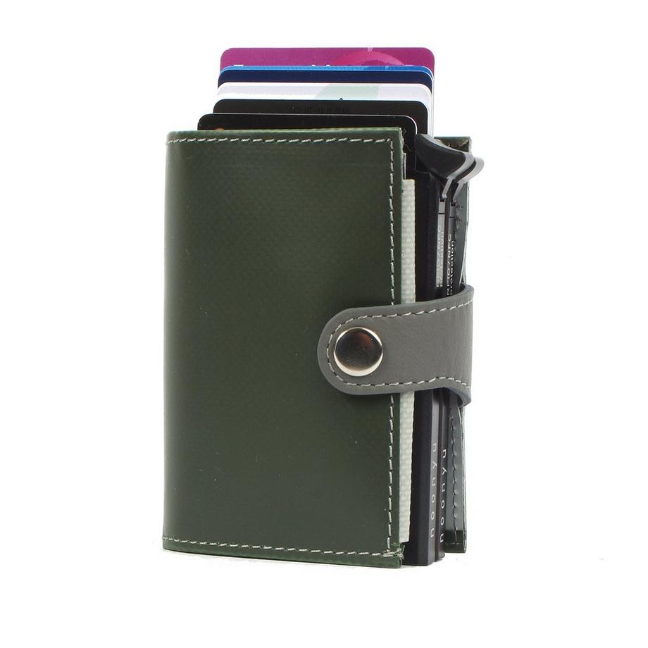 7clouds Noonyu Double Tarpaulin Portefeuille Junglegreen  