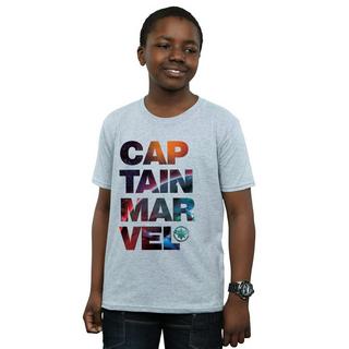 MARVEL  Captain Space Text TShirt 