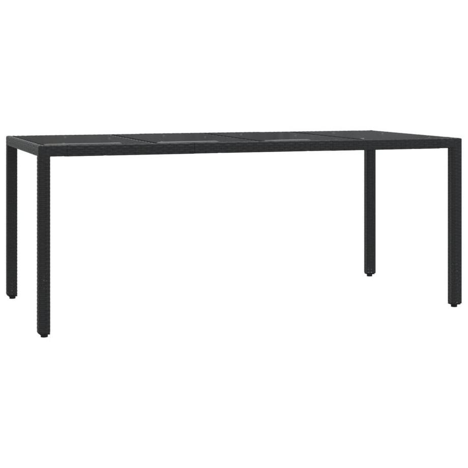 VidaXL Ensemble de salle à manger de jardin rotin synthétique  