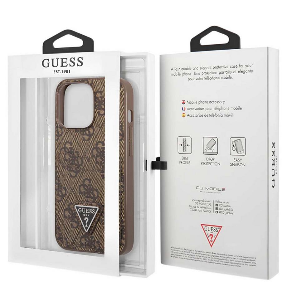 GUESS  Coque iPhone 14 Pro Max 4G Porte-cartes 