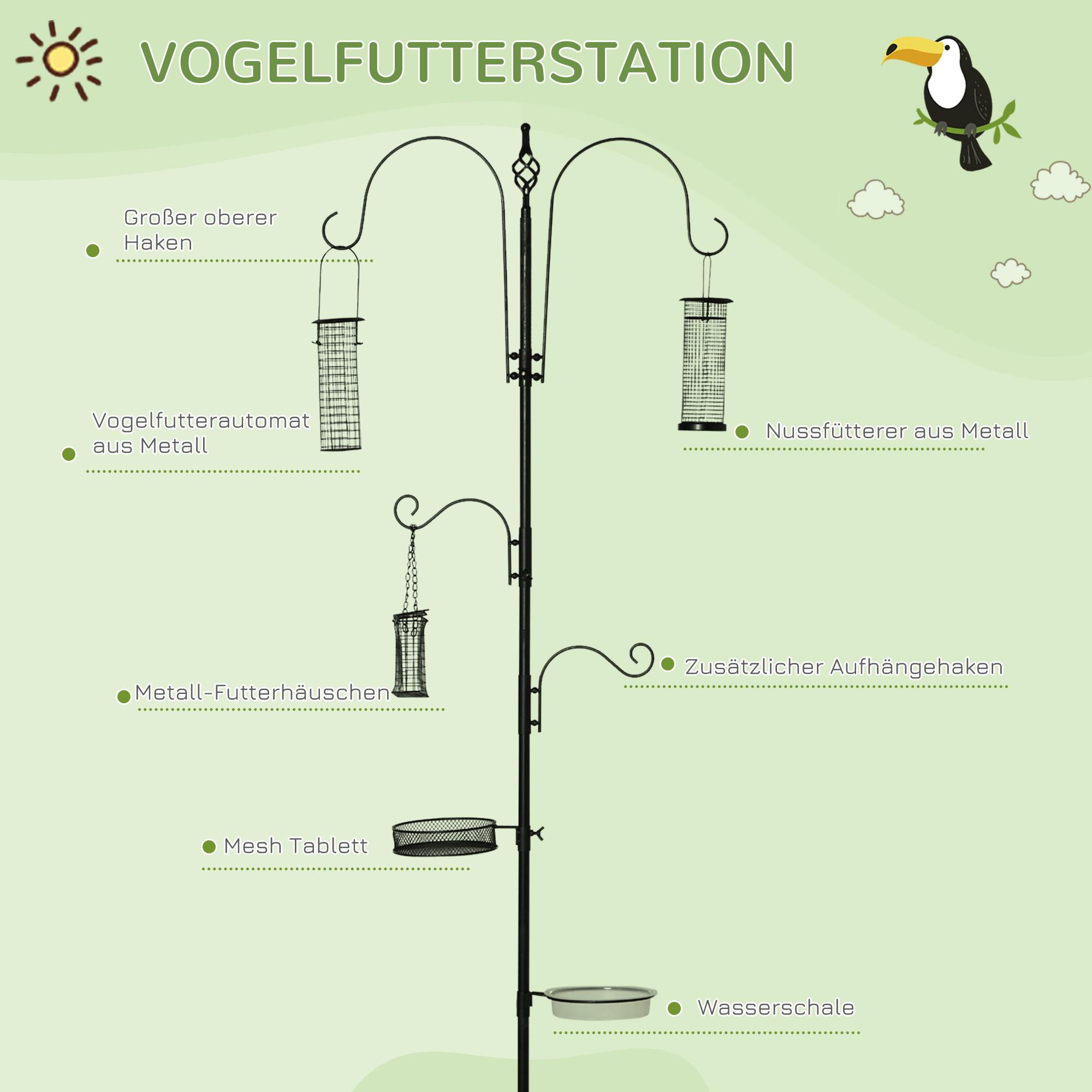 PawHut Vogel Futterstation Set  