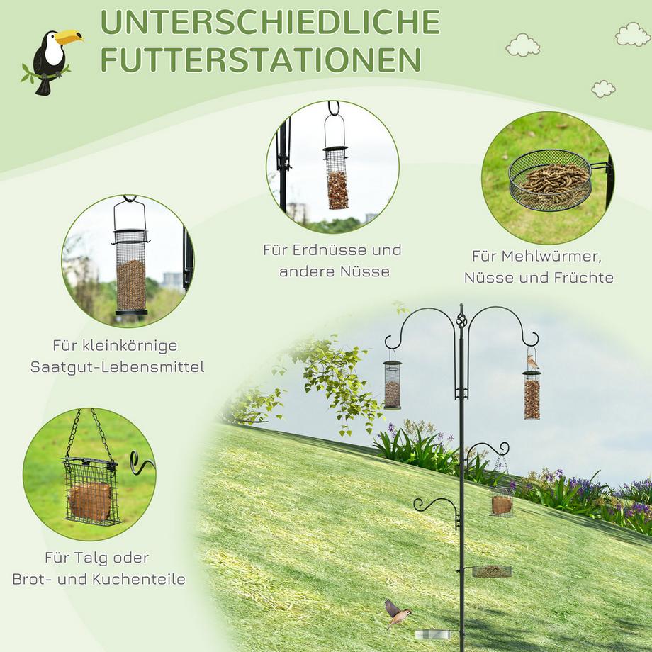 PawHut Vogel Futterstation Set  