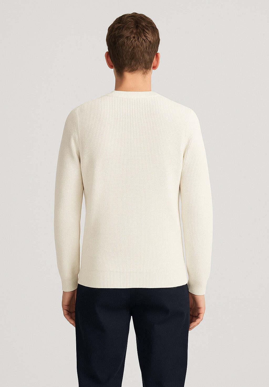 Gas Adyn Pull en maille gaufrée  