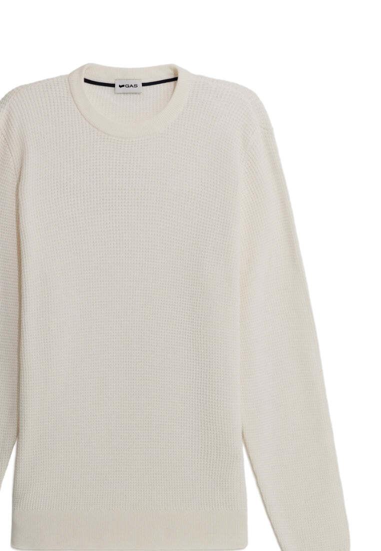 Gas Adyn Pull en maille gaufrée  
