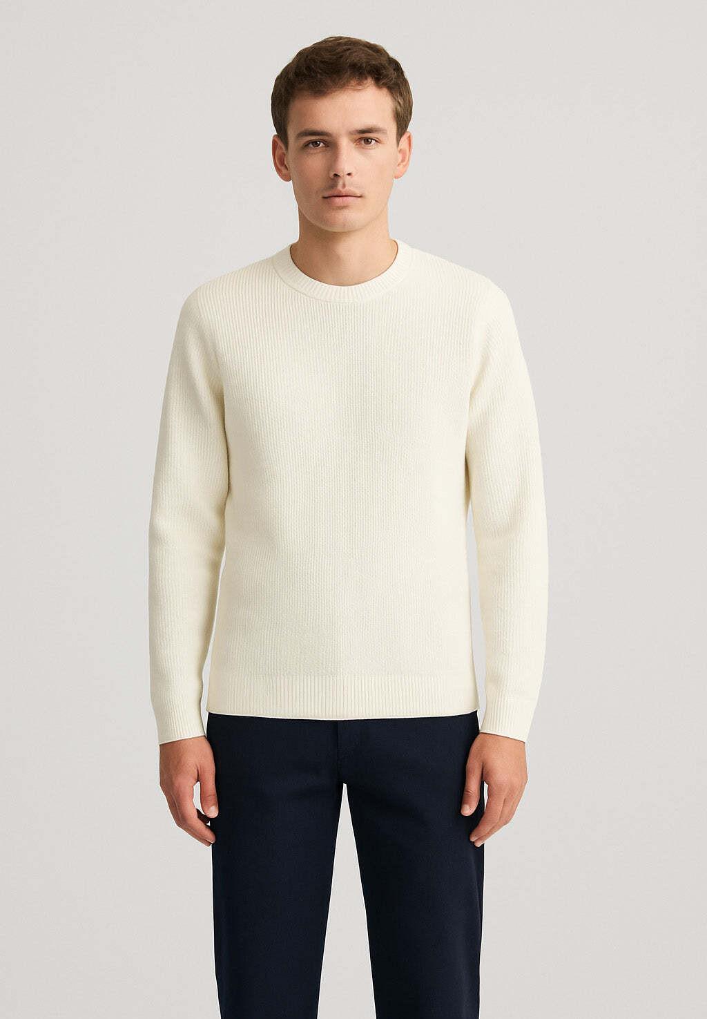 Gas Adyn Pull en maille gaufrée  