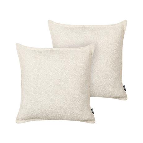 Beliani Lot de 2 coussins en Polyester Moderne SENECIA  